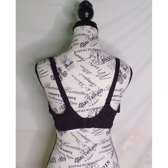 🆕CHANTELLE C Jolie Memory Foam T-Shirt Bra 38D Black #13B6 - Picture 10 of 10